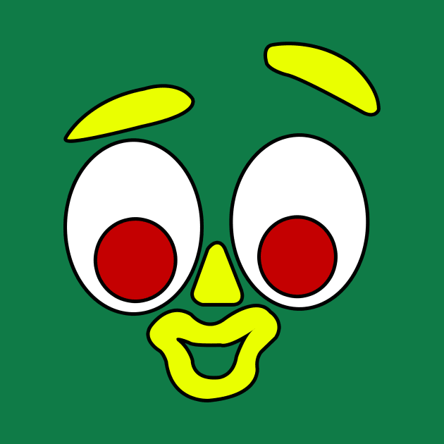 Gumby Happy Face by liora natalia