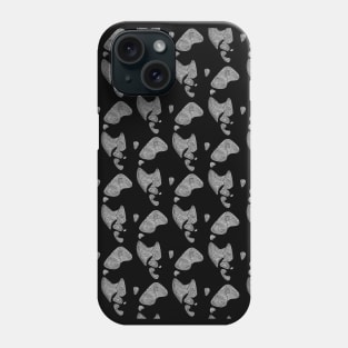 Swirly Creepy Face Pattern Phone Case