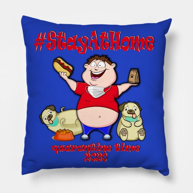 #StayAtHome Pillow by AnimeWorld