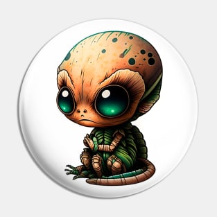 Friendly Alien #3 Pin