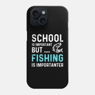 Fishing day boyfriend birthday fishing deep sea fishing dad Phone Case