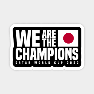 Qatar World Cup Champions 2022 - Japan Magnet