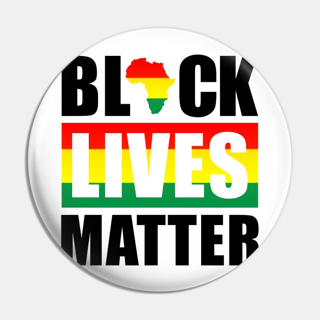 Black Lives Matter | African American | Protest Pin by UrbanLifeApparel