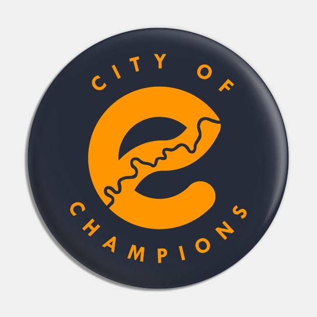 Edmonton City of Champions Pin by Edmonton River