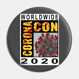 Corona Con 2020 Sick Chase Pin