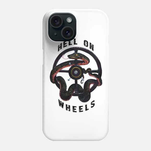 Hell On Wheels Phone Case by FiendishThingyArt