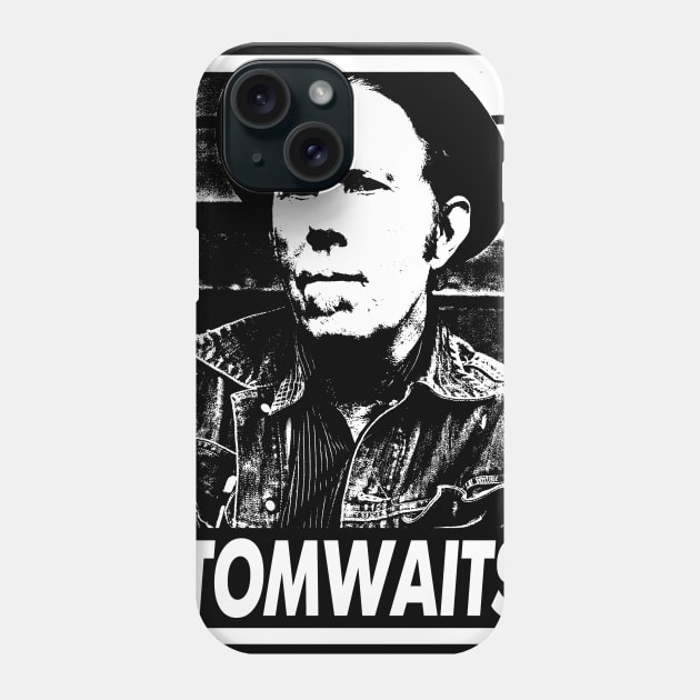 Tom Waits - Retro Phone Case by DoctorBlue