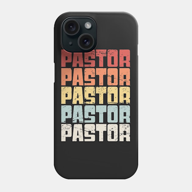 Vintage 70s PASTOR Text Phone Case by MeatMan