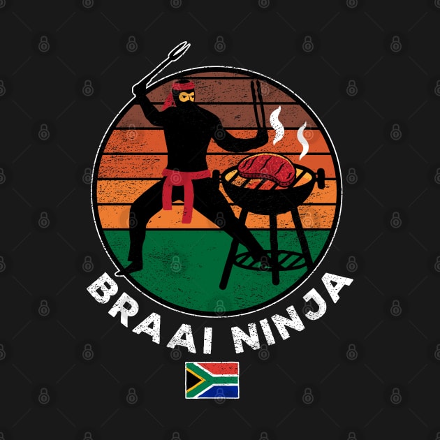 Braai Ninja South Africa Food & Sports Supporter by BraaiNinja