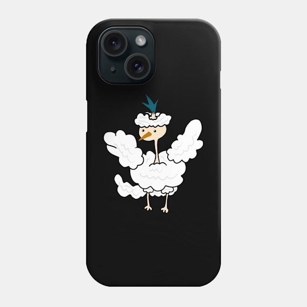 The white bird sky Phone Case by FzyXtion