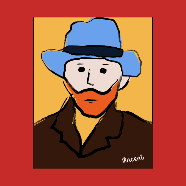 Pop art Vincent van Gogh by pauloneill-art