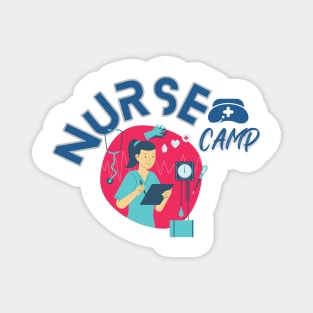 Nurse camp T shirt Magnet