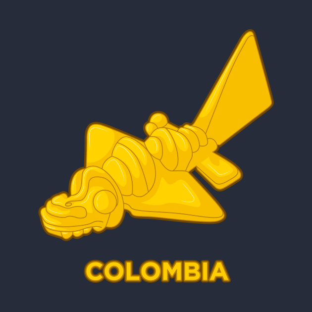 Extrange indigenous animal colombian ancient design by Drumsartco