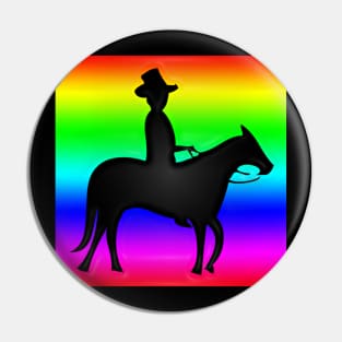 Western Era - Mexican on Donkey Pin