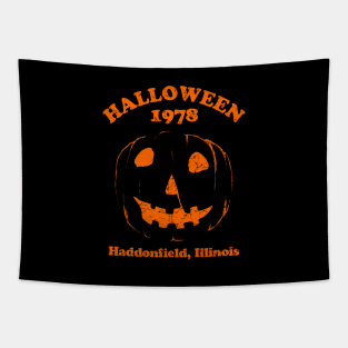 Halloween 1978 Holiday Spooky Myers Pumpkin Haddonfield Tapestry