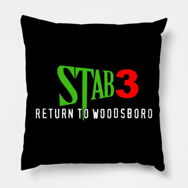 Stab 3: Return to Woodsboro Pillow by StabMovies