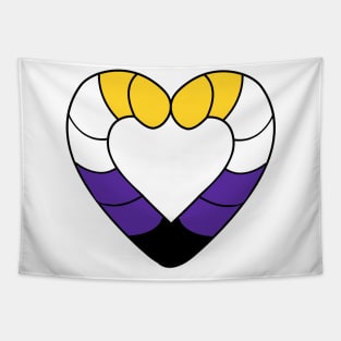 Candy Cane Pride Tapestry