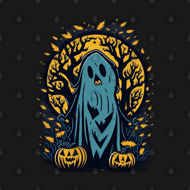 Halloween Ghost Pumpkin by Chavjo Mir11