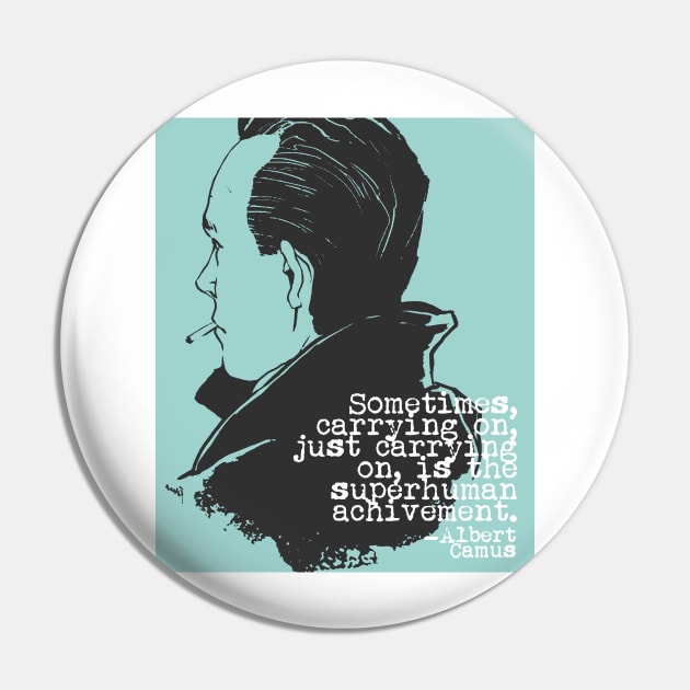 Albert Camus Pin by AbundanceSeed