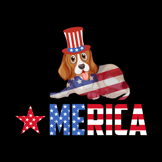 Dachshund dog Merica American Flag Patriot 4th Of July by Mourad1984