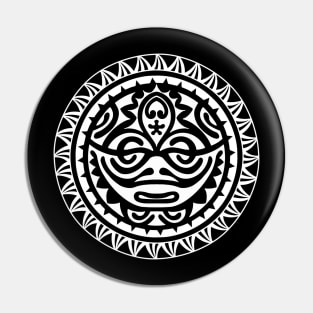 Polynesian tiki style Pin