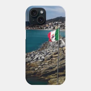 Liguria landscape photography beach and sea Phone Case