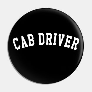 Cab Driver Pin