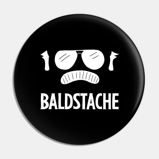 baldstache logo white Pin by baldstache 