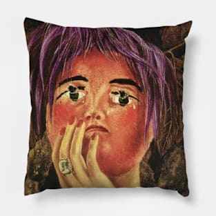 The Mask by Frida Kahlo Pillow