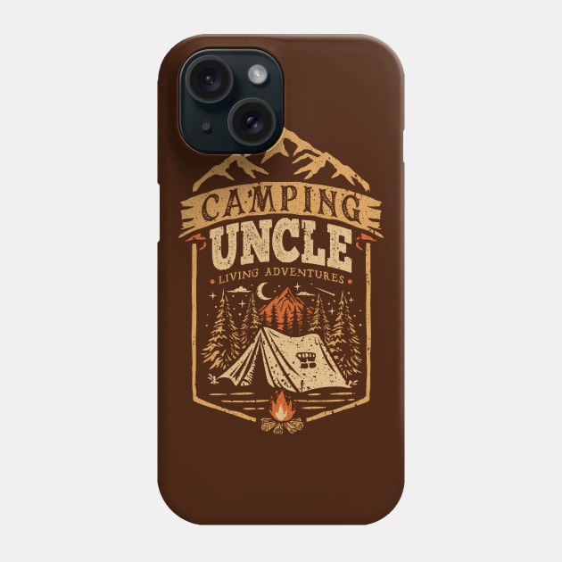 Camping Uncle Phone Case by Olipop