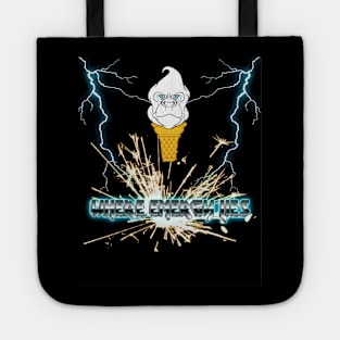 Where Energy Lies graphic by Gorille Vanille Tote