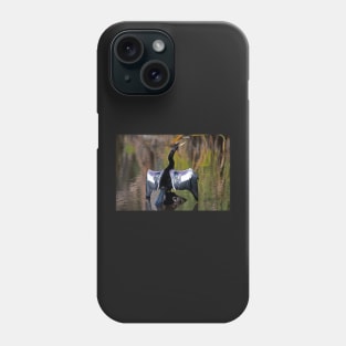 Anhinga Drying it's Wings Phone Case