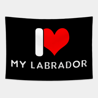 I love my Labrador Tapestry