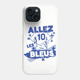 Vintage French Football // Retro Grunge France Soccer // Allez les Bleus Phone Case