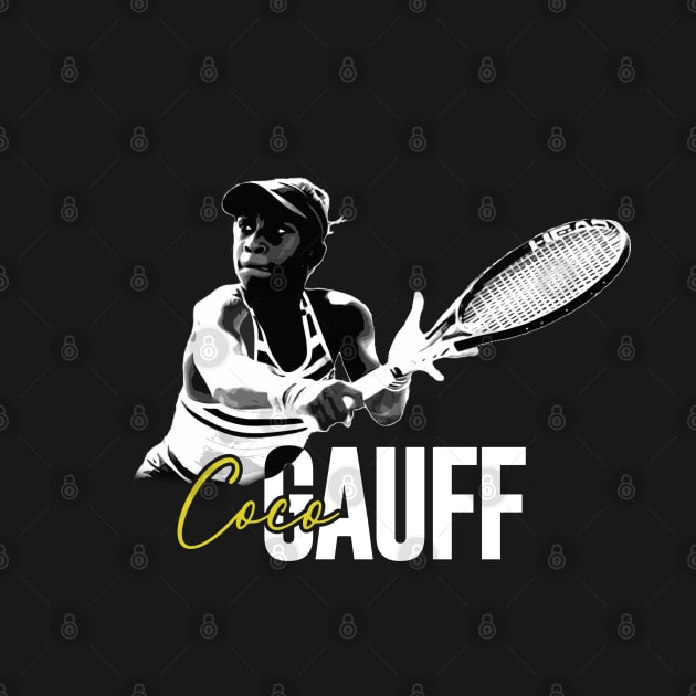 Coco Gauff Tennis Champion by Shelter Art Space