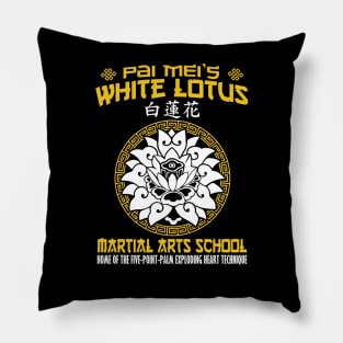 White Lotus Martial Arts School Pillow