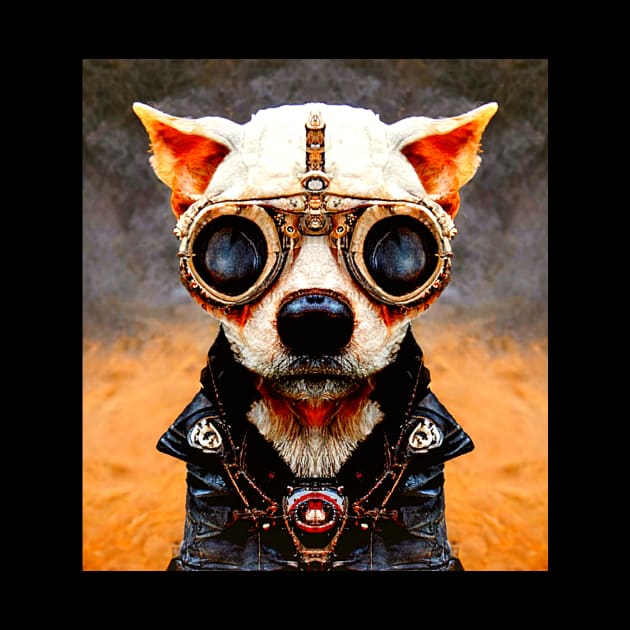 Steampunk Mad Max Doggo by Edongski303 Teepublic Merch