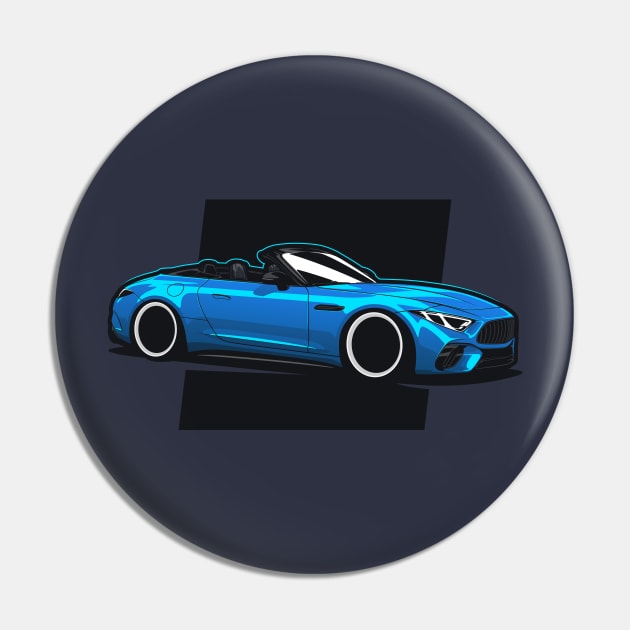 Blue SL63 AMG Roadster Pin by KaroCars