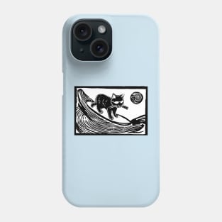 Surfer cat II Phone Case