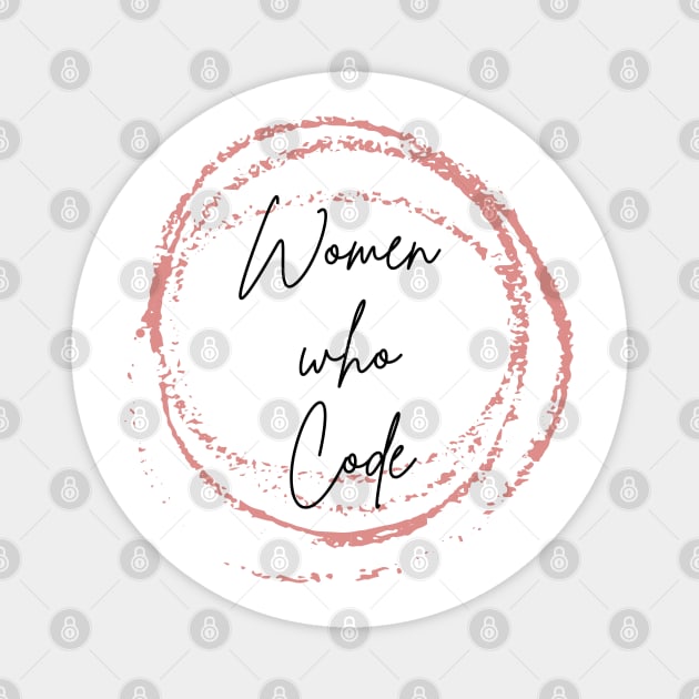 Women who Code Magnet by Viaful