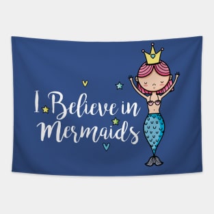 believe in mermaid3 Tapestry