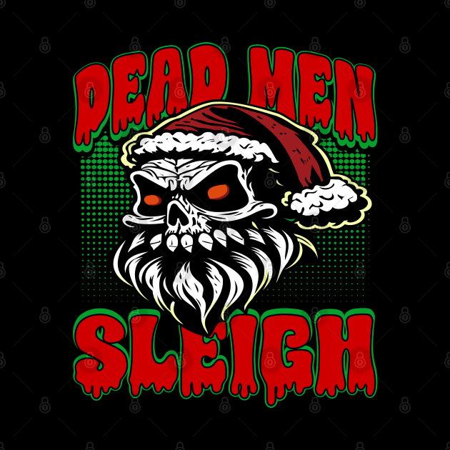 Santa Skull Dead Men Sleigh by JaussZ