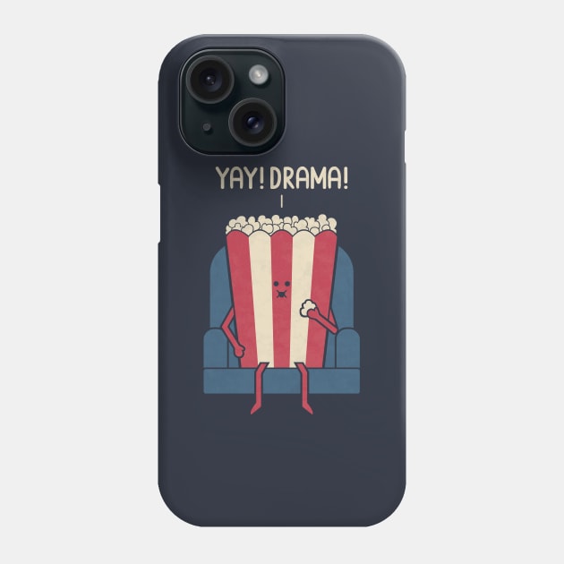 Drama Phone Case by HandsOffMyDinosaur