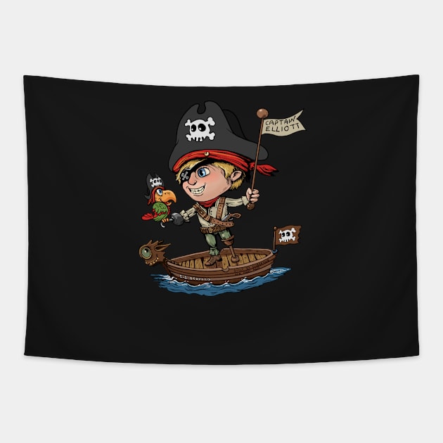 Captain Elliott Tapestry by Lefrog