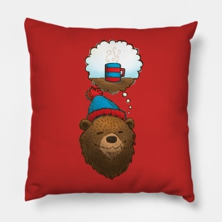 Novembears Love Coffee Pillow