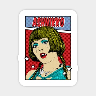 Ashnikko Pop Art Comic Style Magnet