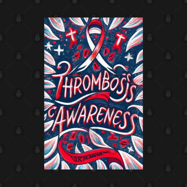 Thrombosis Awareness Ribbon of Hope by Seeds of Authority