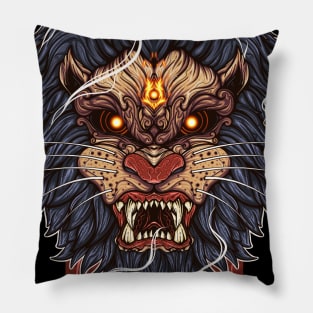 Lion Head Pillow