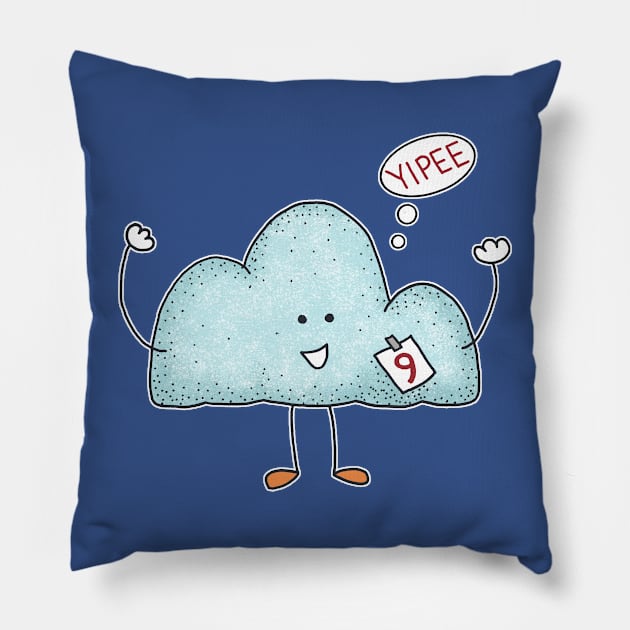 Cloud Nine Pillow by Matt Andrews