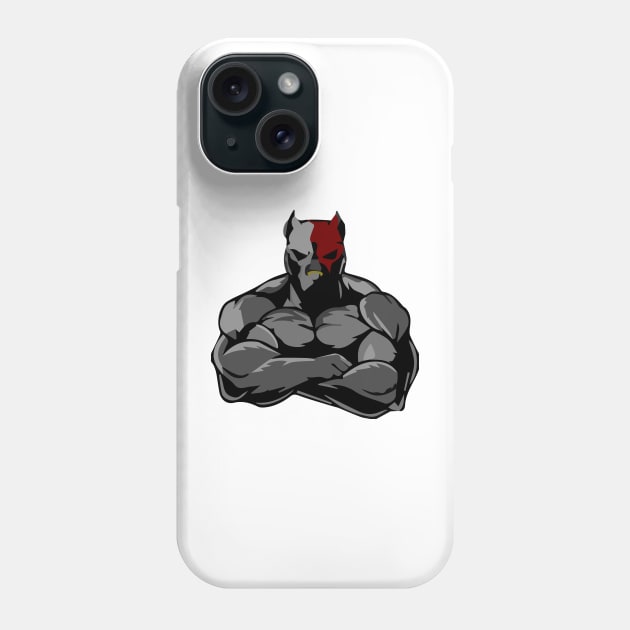 Angry Muscular Dog Phone Case by Right-Fit27